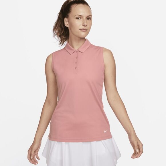 Nike Women's Dri-FIT Victory Sleeveless Golf Polo Size medium - Picture 1 of 5